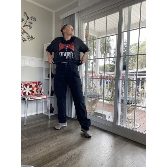 WRANGLER RIGGS WORKWEAR RANGER RELAX FIT CARGO PANT 32x34 Black NEW W/Tags - Picture 3 of 14